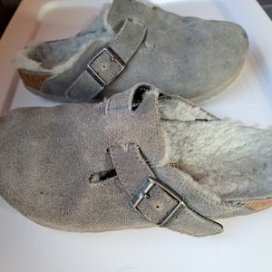 Birkenstock Boston Shoes with shearling